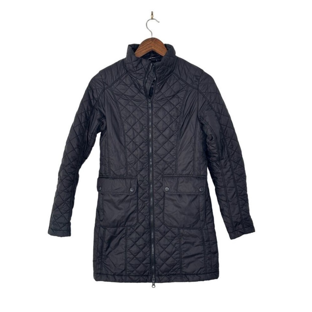 The North Face quilted, insulated jacket.